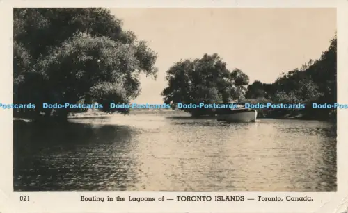 R045776 Bootfahren in den Lagunen der Toronto Islands Toronto Kanada