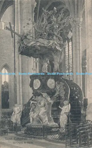 R045781 Gand Kathedrale St Bavon La Chaire de Verite