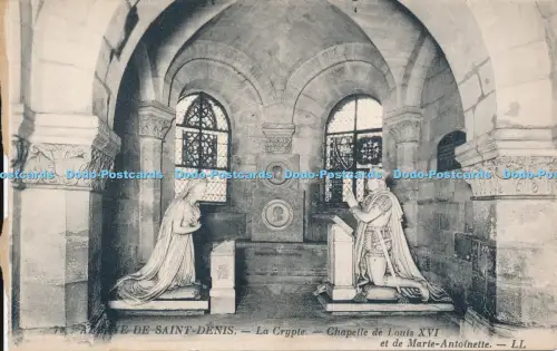 R045782 Abbaye de Saint Denis La Crypte Chapelle de Louis XVI et de Marie Antoin