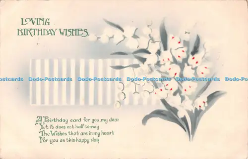 R551390 Liebevolle Geburtstagswünsche Blumen Der Regent Verlagsreihe Nr 1303 1913