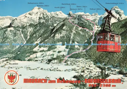 D260761 Maurach am Achensee Schneesicheres Schigegebiet auf dem Rofan mit Sessel