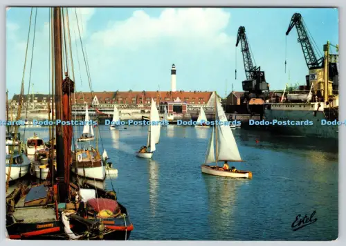 L357003 Calais Pas de Calais Le Bassin des Yachts Estel Leconte 1966