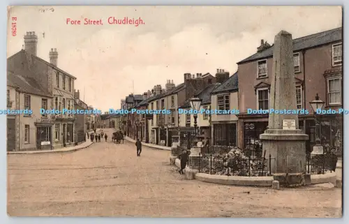R825766 Chudleigh Fore Street Stengel London PM Torquay 1906