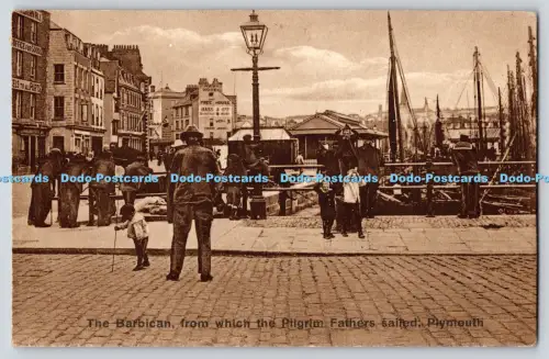 R825779 Plymouth Die Barbakane, von der die Pilgerväter 1926 segelten