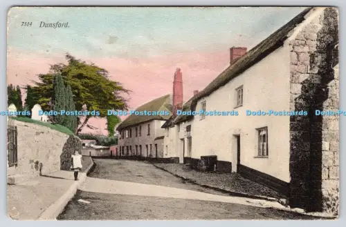 R825794 Dunsford Chapman Dawlish PM Tavistock 1909