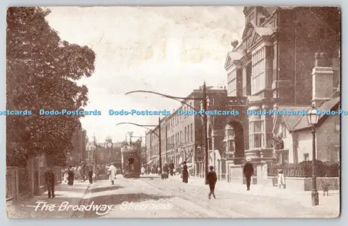 R825974 Sheerness The Broadway Tram J Welch