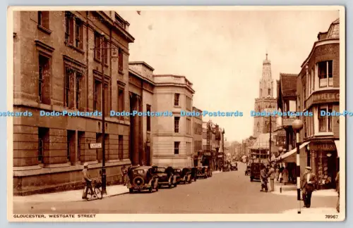 R825980 Gloucester Westgate Street Photochrom Tunbridge Wells Kent