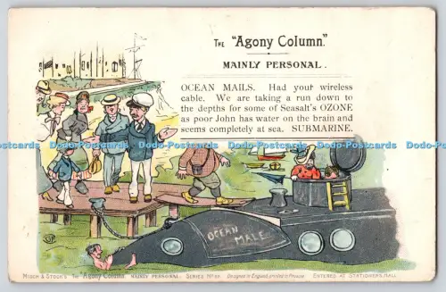 R825988 Ocean Mails The Agony Column Misch and Stock Series No 99