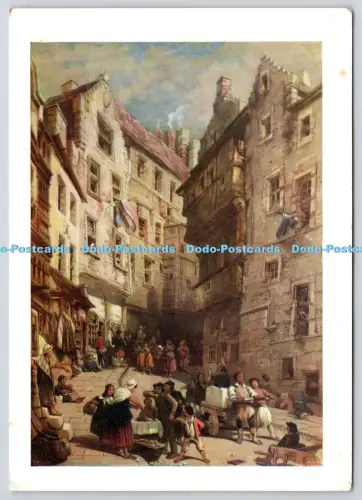 L354567 Edinburgh Fuß des Westbogens J D Harding nach G Cattermole um 1854