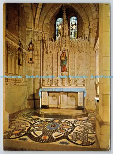 L354699 Buckfast Abbey Die Frauenkapelle zeigt das ungewöhnliche Mosaikdesign Boden S