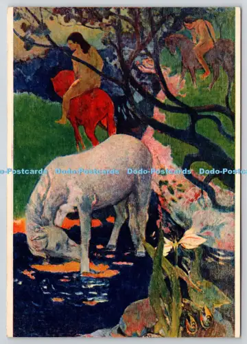 L354972 Musee du Louvre weißes Pferd Braun und Cie Gauguin