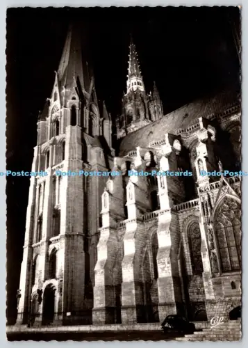 L354995 Chartres La Cathedrale Illuminee C A P RP