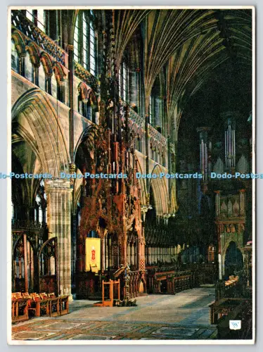 L354996 Exeter Cathedral Bischofsthron um 1320 Walter Scott Farbserie