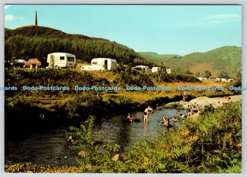L358001 Forestry Commission Galloway Forest Park Talnotry Caravan Park E T W Den