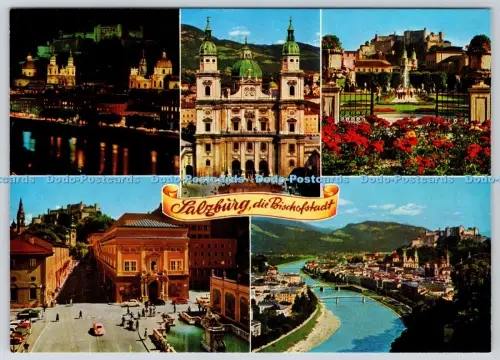 L358666 Salzburg die Bischofstadt Bei Nacht Dom David Grundler Cosy Multi View