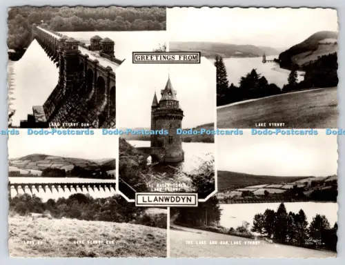L359436 Grüße aus Llanwddyn Lake Vyrnwy Frith Serie Multi View
