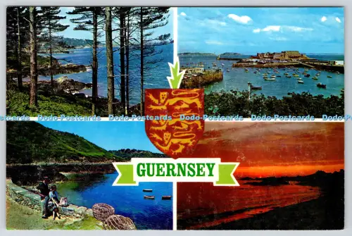 L357602 Guernsey Castle Cornet Sunset Grande Rocques Bec de Nez Photographic Gre