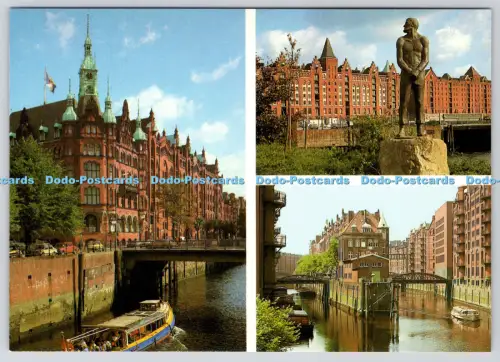 L357612 Alt Hamburg Seerauber Klaus Stortebeker Blickt Uber die Historische Spei