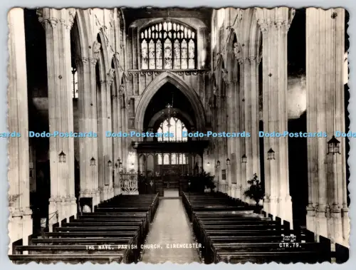 L357658 Cirencester Pfarrkirche Das Kirchenschiff Frith Serie