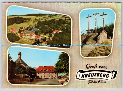 L357674 Gruss vom Kreuzberg Rhon 932m R und R Buttne Multi View