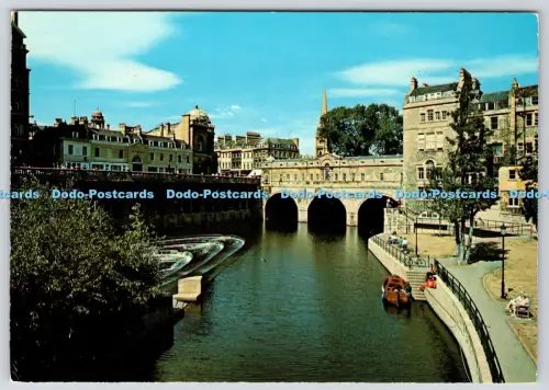 L357679 Bad Avon Pulteney Brücke und Fluss Avon Johnsons Unichrome