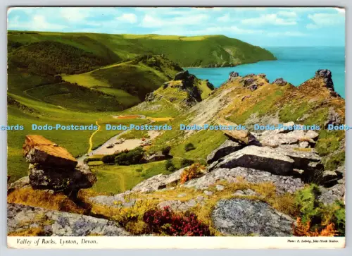 L357689 Devon Lynton Valley of Rocks John Hinde Ltd E Ludwig