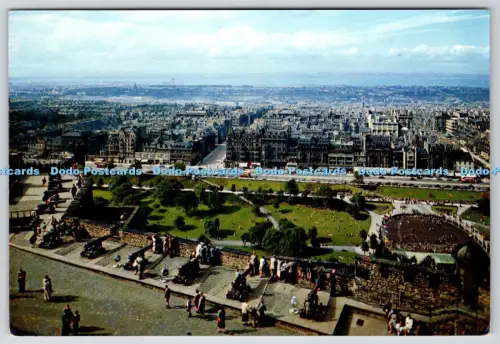 L357697 Edinburgh von der Castle Ramparts Gesamtansicht des zentralen Bereichs J Ar