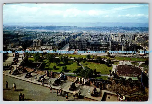 L357698 Edinburgh von der Castle Ramparts Gesamtansicht des zentralen Bereichs J Ar