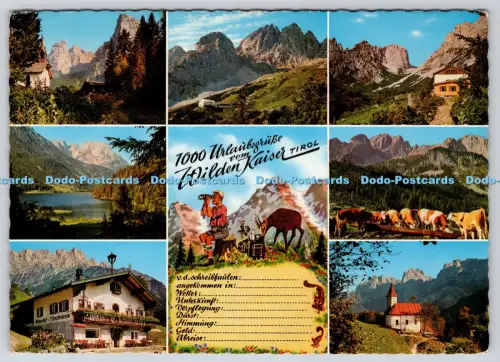 L357916 1000 Urlaubsgrusse vom Wilden Kaiser Tirol Alpengasthof Wochenbrunn Tipp