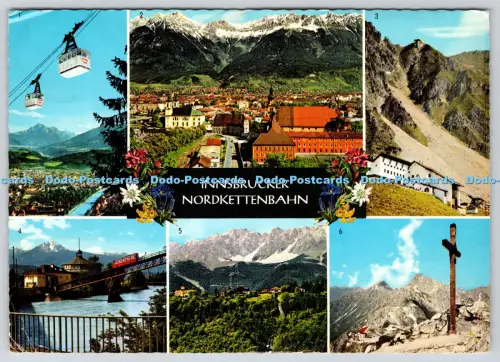 L357918 Innsbrucker Nordkettenbahn Wagenkreuzung Hungerburgbahn Hafelekargipfel