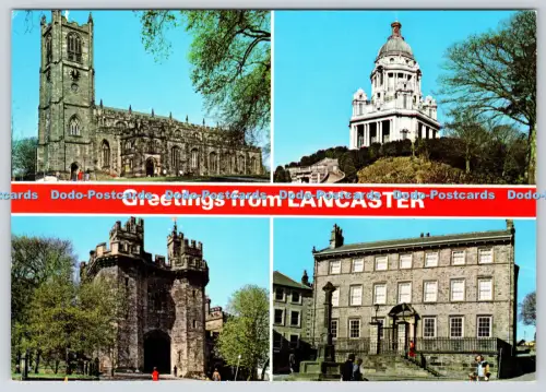 L359601 Grüße aus Lancaster dem Schloss E T W Dennis Scarborough Mehrfachansicht