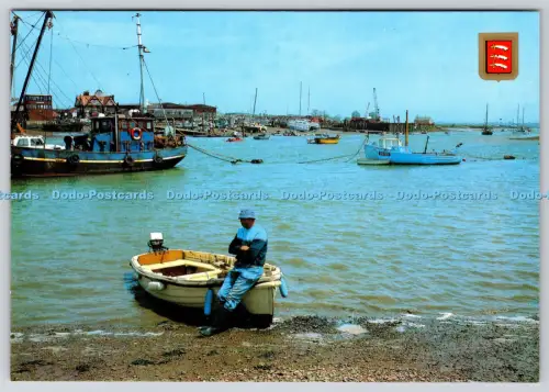 L359689 Colne nach Brightlingsea Point klar eine Superkarte von Coastal Colour