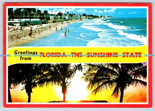 L359802 Grüße aus Florida dem Sunshine State Florida Naturfarbe Multi Vi