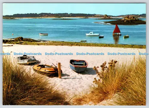 L359804 Scilly-Inseln St Martin der Strand von Lowertown F E Gibson Beric Tempes