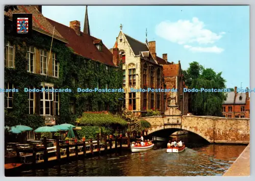 L359812 Brügge Dijver Fisa Postales Escudo de Oro