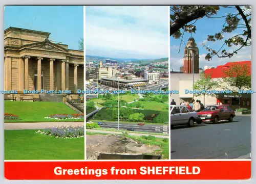 L359951 Grüße aus Sheffield Mappin Kunstgalerie E T W Dennis Scarborough Mul