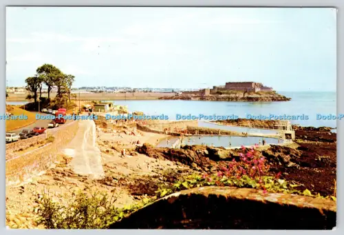 L359971 Guernsey St Peter Port La Vallette Bathing Pool 1966