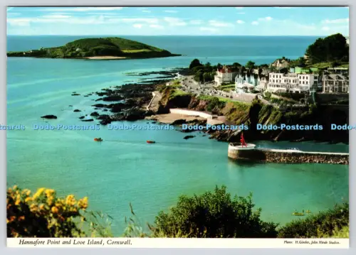 L360038 Cornwall Hannafore Point and Looe Island John Hinde H Gossler