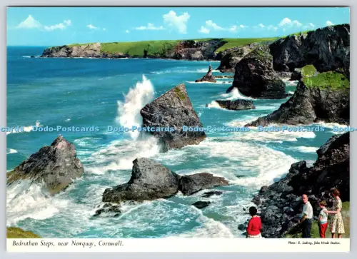 L360190 Cornwall Bedruthan Treppe nahe Newquay John Hinde E Ludwig