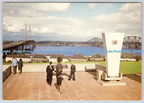 L360217 South Queensferry Die Forth Bridges von der Aussichtsplattform J Arthur Dixon