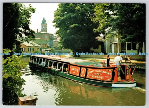 L360222 Motorkahn Avon auf dem Kennet und Avon Kanal Kennet Pferdeboot Richter C
