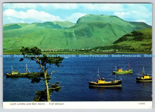 L360334 Fort William Loch Linnhe und Ben Nevis Whiteholme Dundee A Hail Caledoni