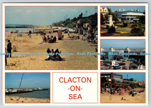 L360368 Clacton on Sea The Beach E T W Dennis Scarborough Multi View