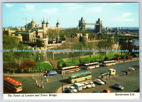 L360528 The Tower of London und Tower Bridge Kardorama Potters Bar W W Roberts