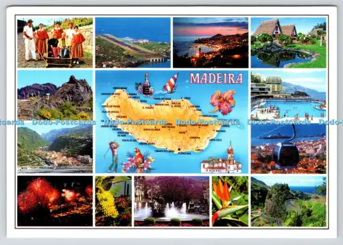 L360548 Madeira Blick auf die Insel Francisco Ribeiro 2000 Multi View