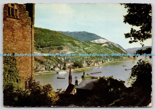 L360553 Blick von Burg Rheinstein auf Assmannshausen am Rhein Cramers