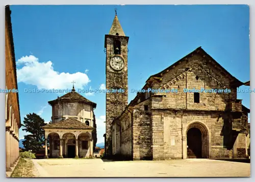 L360560 Maggiore Bavenosee Die Pfarrkirche und das Baptisterium A Preda Colorp