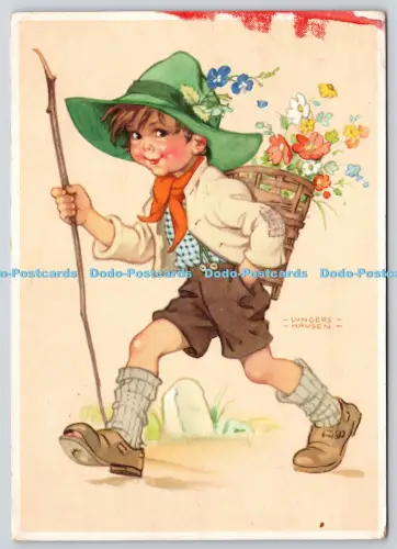 L360985 Junge Lungers Hausen Carl Werner