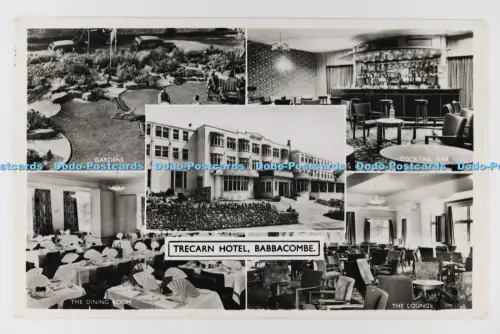 C032954 Babbacombe Trecarn Hotel The Dining Room Devonshire Press RP 1962 Multi
