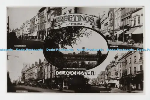 C032955 Grüße aus Gloucester Westgate St The Doncaster Rotophoto Mehrfachansicht